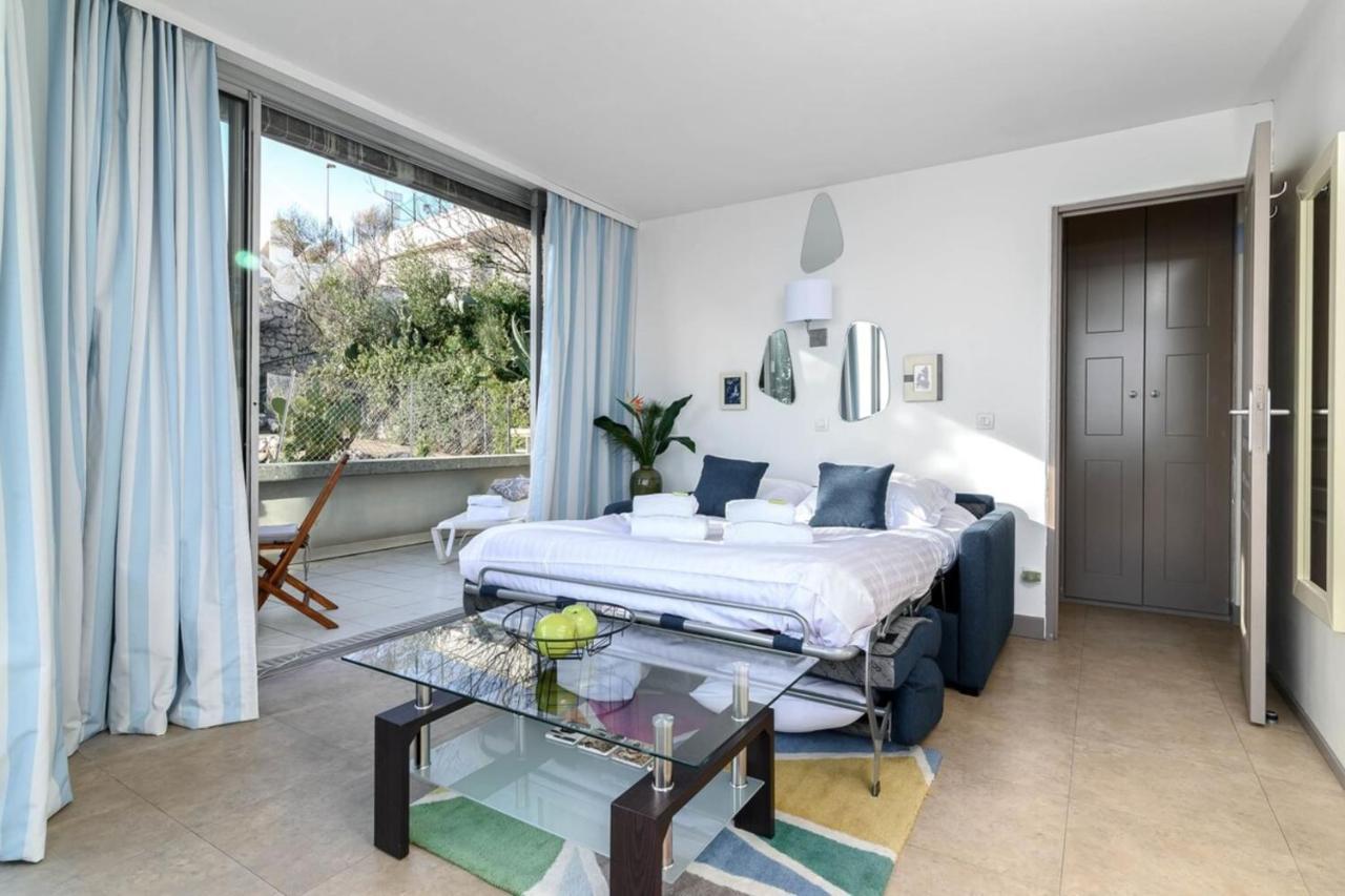Air-Conditioned Apartment With Sea View Furnished Terrace & Parking Cap-d'Ail Exterior foto